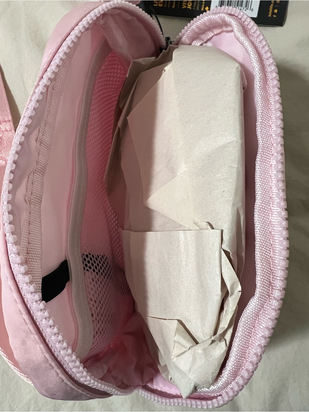 Lole Pink Crossbody Belt Bag with Branded Strap - Picture 2 of 4